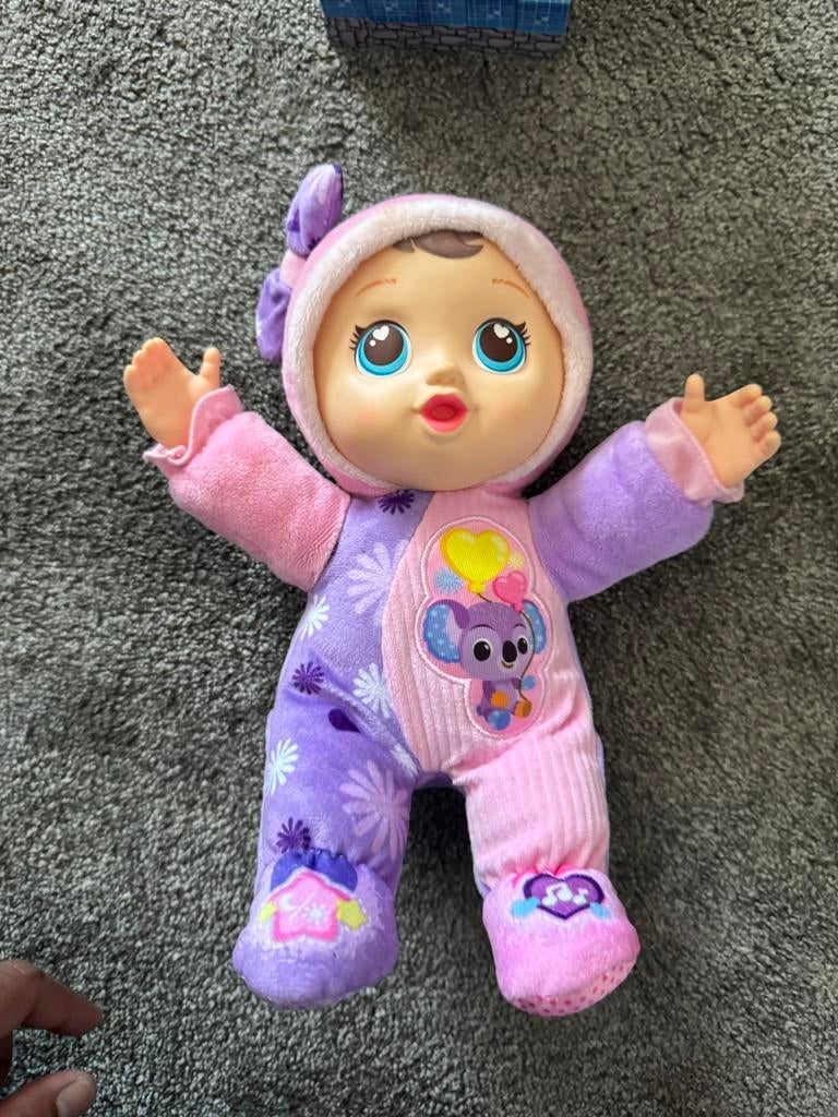 VTech Little Love Babypop - Zacht en Interactief, Ophalen of Verzenden, Zo goed als nieuw, Babypop