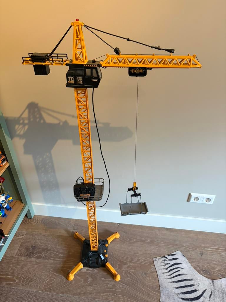 Speelgoed hijskraan, Ophalen, Gebruikt