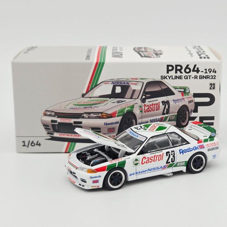 Pop Race Skyline GT-R R32 #23 Macau Guia Race 1990 Winner, Hobby en Vrije tijd, Modelauto's | Overige schalen, Nieuw, Auto, Ophalen of Verzenden