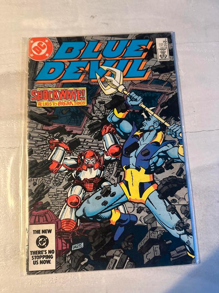 Blue Devil #2 - DC Comics - Shockwave!, Boeken, Strips | Comics, Zo goed als nieuw, Eén comic, Amerika, Ophalen of Verzenden