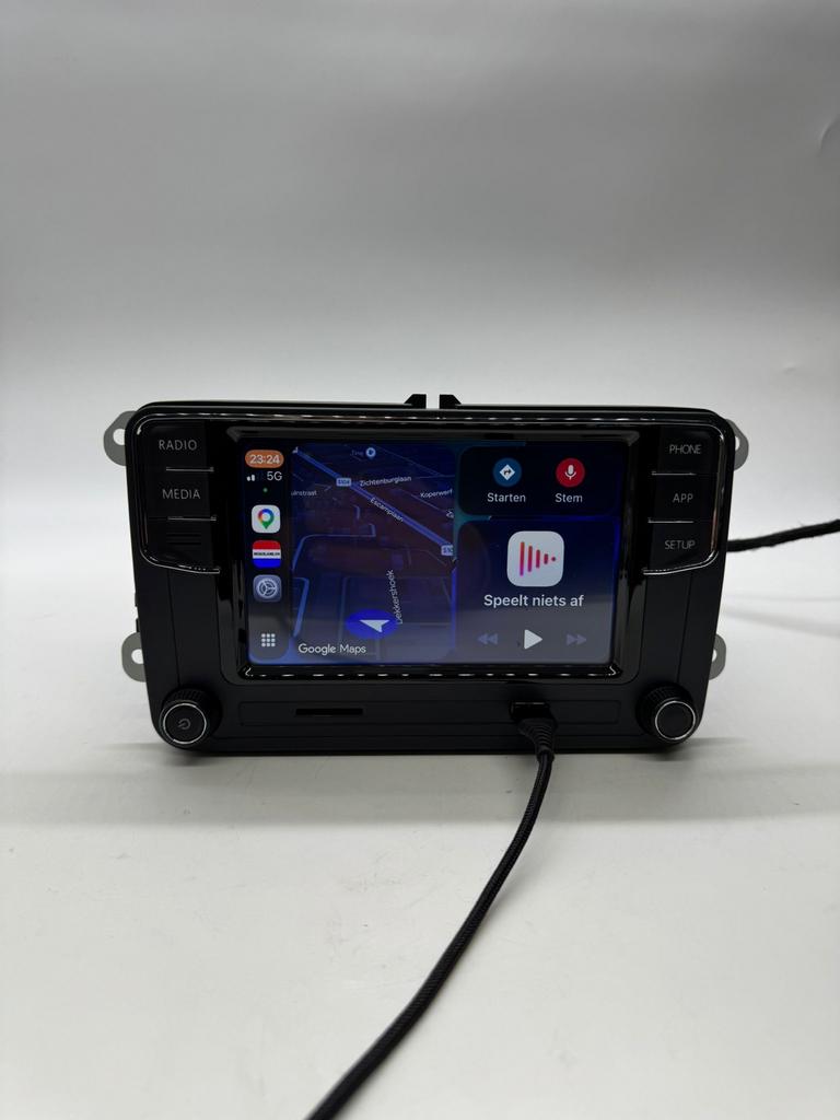 RCD360 DS Autoradio CarPlay VW Seat Skoda - OEM Look, Auto diversen, Autoradio's, Ophalen of Verzenden, Gebruikt
