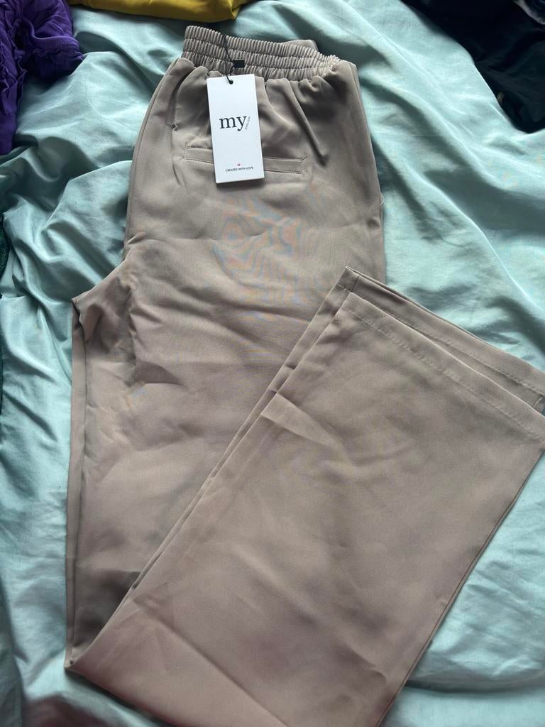 Pantalon My Jewellery maat XS nieuw, Beige, Ophalen of Verzenden, Zo goed als nieuw, Maat 34 (XS) of kleiner