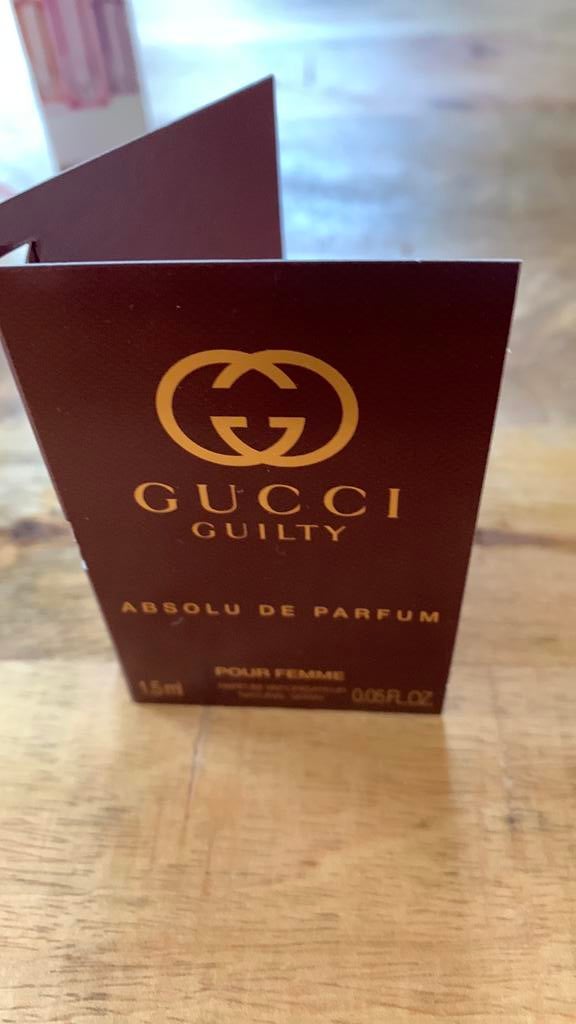 Gucci Guilty Absolu de parfum. Sample. Nieuw., Ophalen of Verzenden, Nieuw