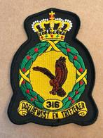 316 Squadron Patch - versie 2, Ophalen of Verzenden, Luchtmacht, Nederland, Embleem of Badge