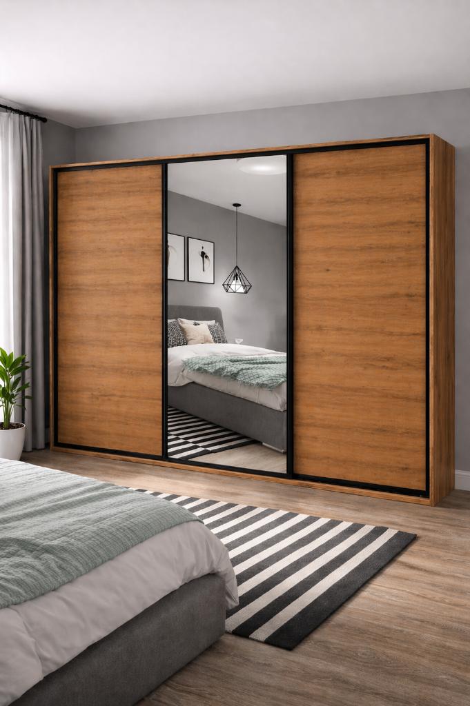 💎Design kledingkast – bezorging & montage inbegrepen 🚚🔧, Met deur(en), Nieuw, 200 cm of meer, Glas