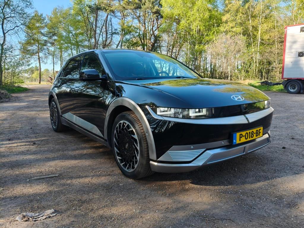 Hyundai IONIQ 5 73 kWh 305pk AWD 2021 Zwart, Auto's, Hyundai, Automaat, Zwart, IONIQ 5, Zwart