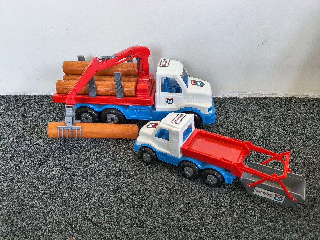 Speelgoed vrachtwagens, Kinderen en Baby's, Speelgoed | Speelgoedvoertuigen, Ophalen, Zo goed als nieuw