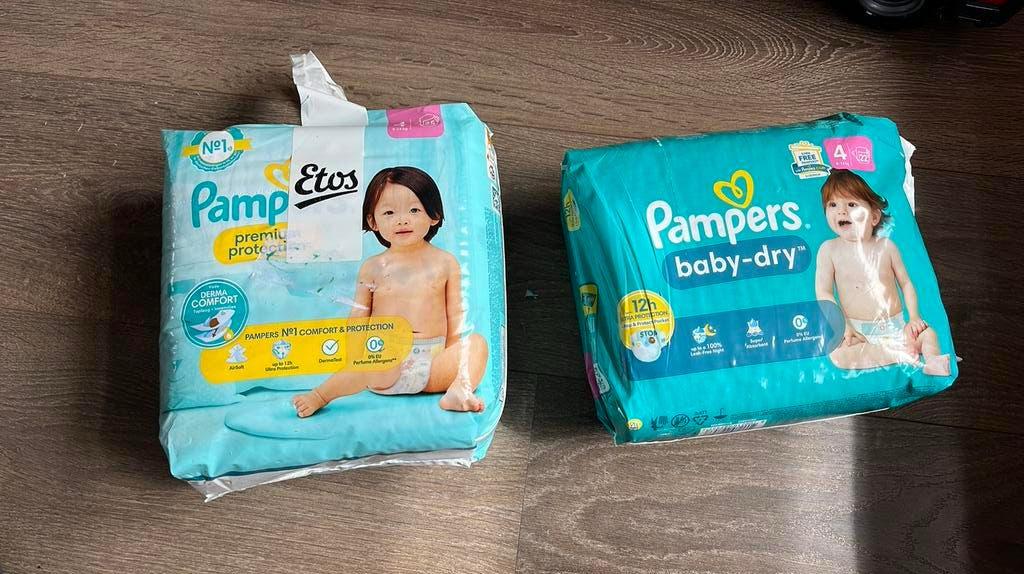 2 pakken Pampers luiers maat 4, Ophalen, Nieuw, Overige typen