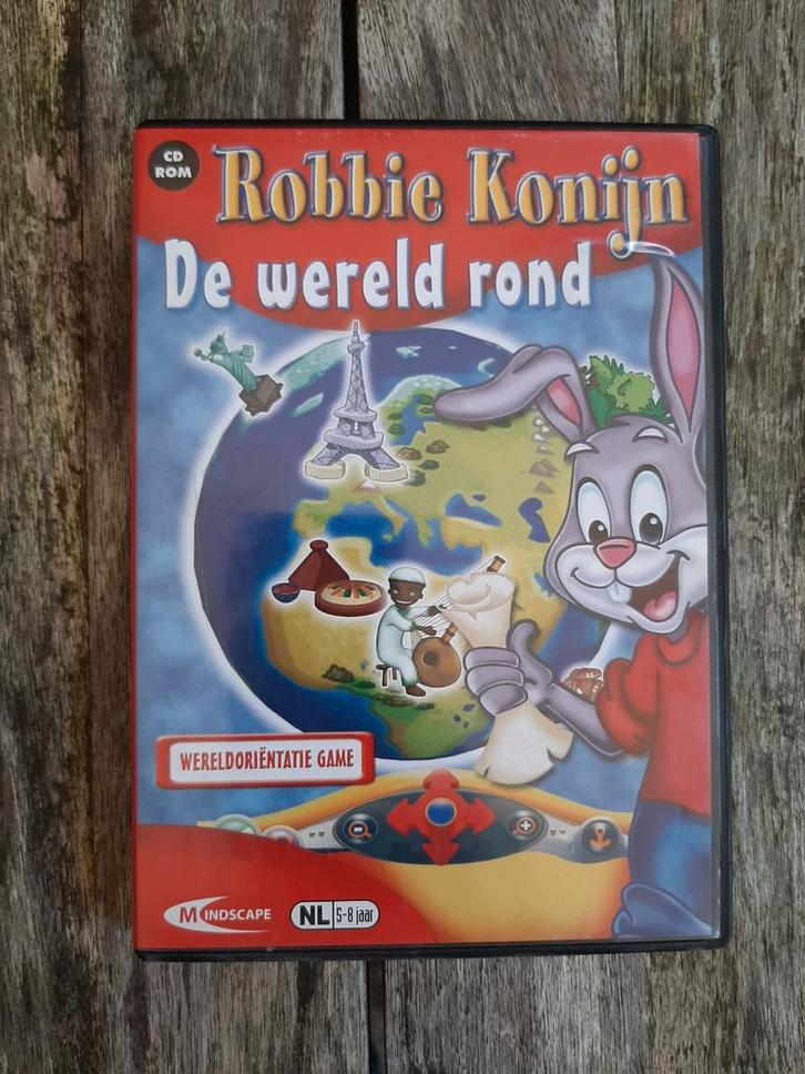 Robbie konijn de wereld rond pc game computer spel, Spelcomputers en Games, Games | Pc, Zo goed als nieuw, 1 speler, Vanaf 3 jaar
