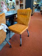 8 Nieuwe stoelen, Oker, wielen en greep + Pocketvering Olvi, Ophalen, Overige kleuren, Nieuw, Stof