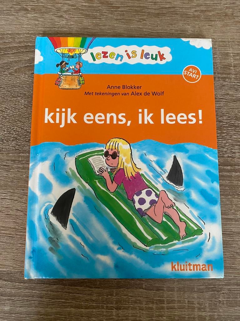 Anne Blokker - Kijk eens ik lees - AVI start, Boeken, Fictie algemeen, Ophalen of Verzenden, Zo goed als nieuw, Anne Blokker