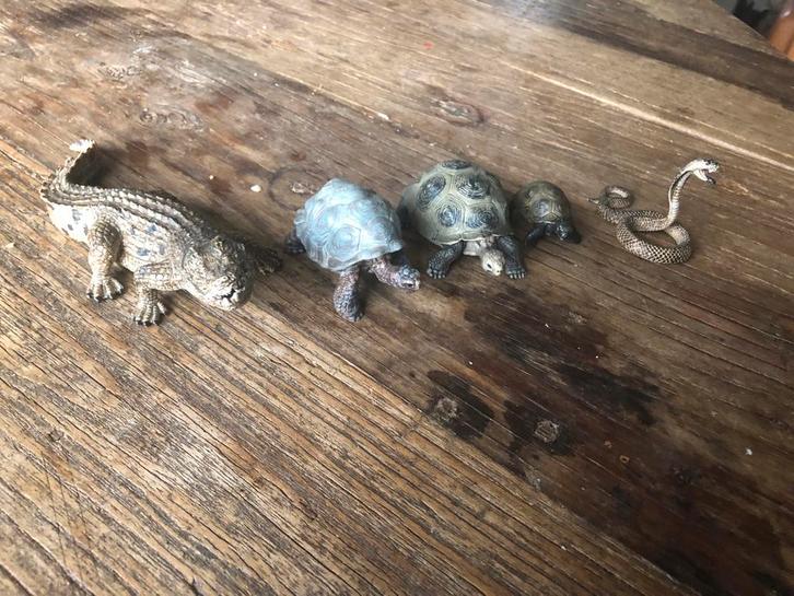 Schleich Dierenfiguren: Schildpadden, Python & Krokodil, Kinderen en Baby's, Speelgoed | Actiefiguren, Gebruikt, Ophalen of Verzenden