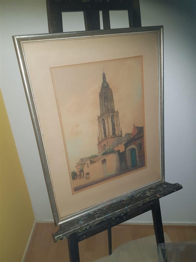 H.E. Roodenburg, Cuneratoren Rhenen, grote kleurenets, Antiek en Kunst, Ophalen