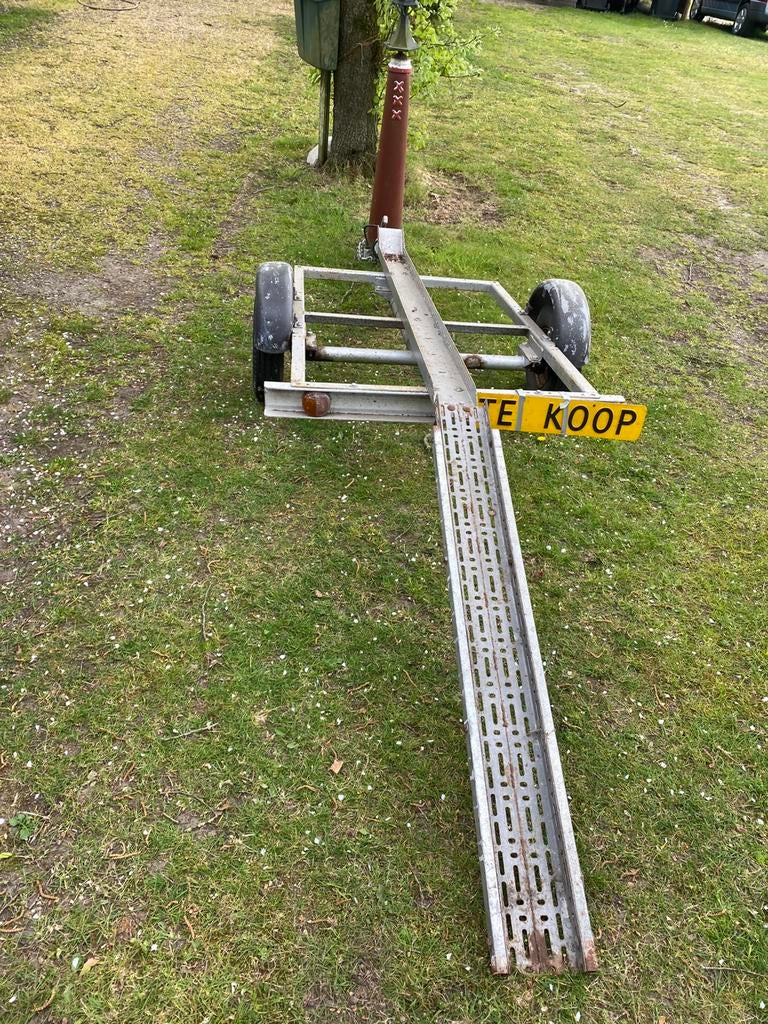 Kleine cross motor aanhanger aanhangwagen, Ophalen, Gebruikt