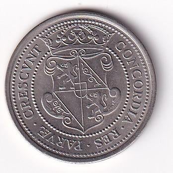 1 Unie Daalder 1579 - 1979 ruim Prachtig, Verzenden, Koningin Juliana, Overige waardes, Losse munt