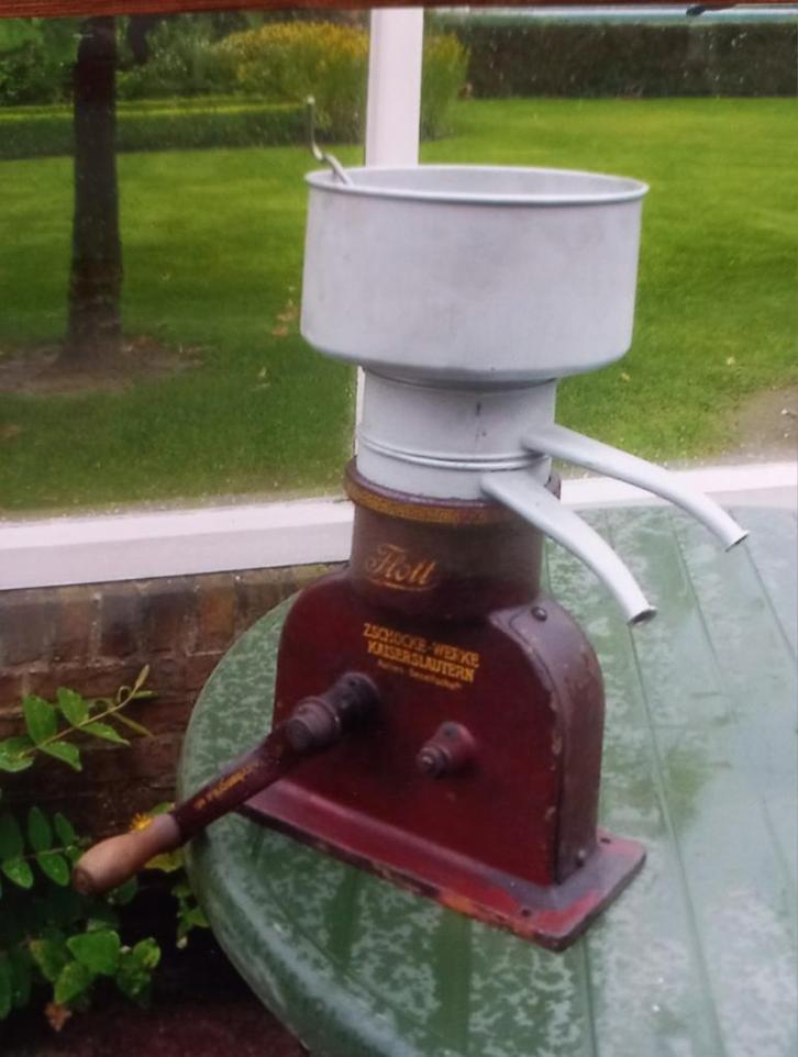 Antieke melkcentrifuge Zschocke-Werke Kaiserslautern, Antiek en Kunst, Antiek | Overige Antiek, Ophalen