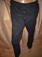Zwarte broek met patroon Frank Walder brenda mt XL, Kleding | Dames, Broeken en Pantalons, Zwart, Maat 46/48 (XL) of groter, Ophalen of Verzenden