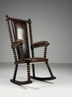 Bobbin schommelstoel vintage, Ophalen of Verzenden, Zo goed als nieuw, 75 tot 100 cm, 50 tot 75 cm