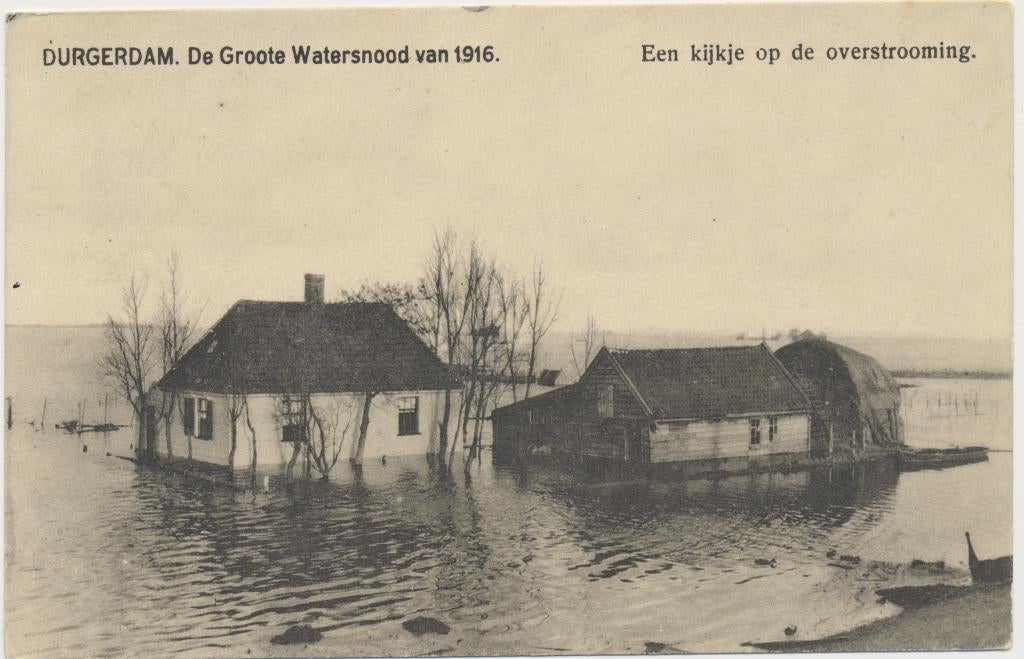 Watersnood, Verzenden, Voor 1920, Ongelopen, Noord-Holland