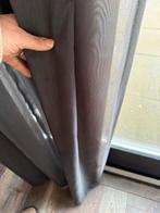 Antraciet gordijnen kant en klaar, Ophalen, Zo goed als nieuw, 100 tot 150 cm, 200 cm of meer