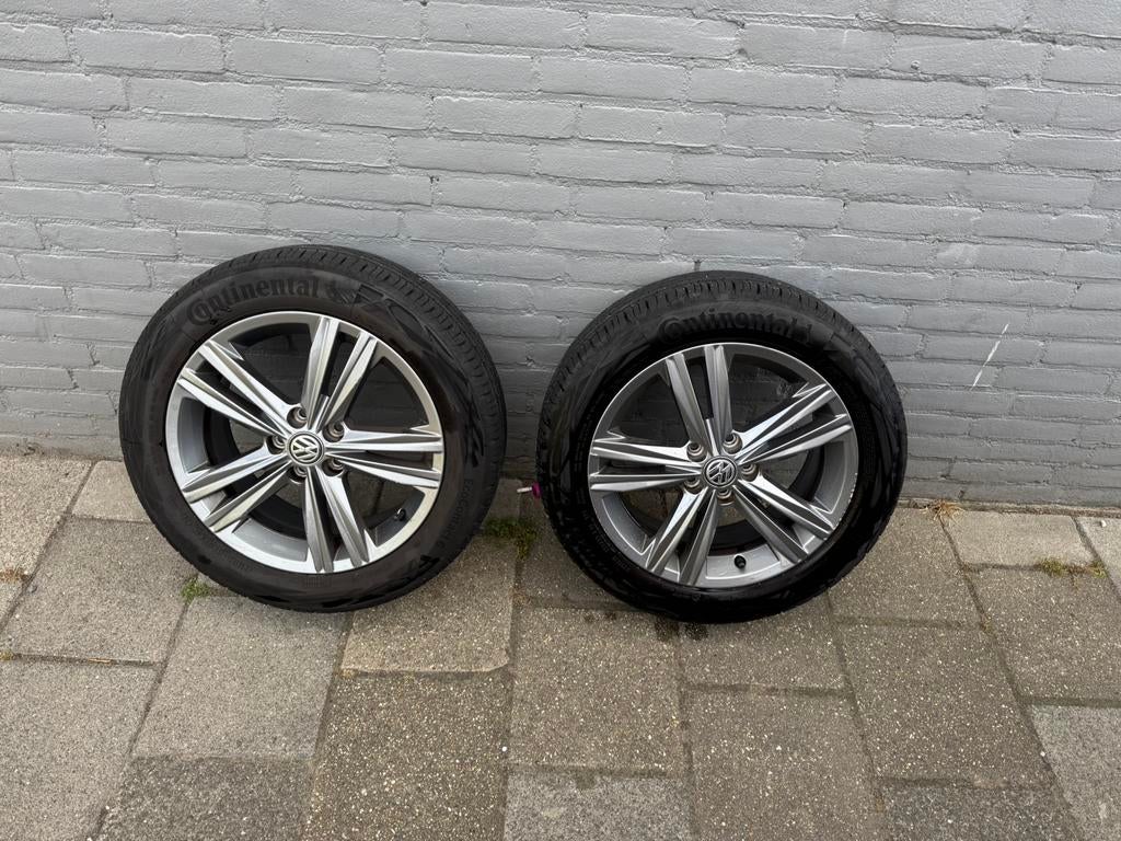 Originele 16 inch VW Sebring velgen + nieuwe banden 2stuks, Auto-onderdelen, Banden en Velgen, Ophalen, Velg(en), 16 inch, Nieuw