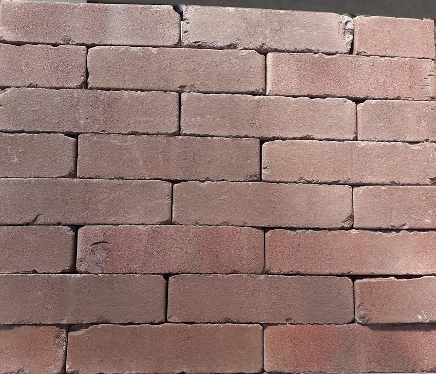 Aktie gebakken Waaltjes / Waalformaat Auberginebruin, Tuin en Terras, Tegels en Klinkers, Ophalen of Verzenden, Nieuw, Keramiek