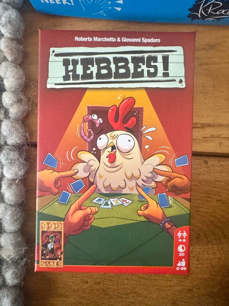 Hebbes! bordspel, Drie of vier spelers, Ophalen of Verzenden, Nieuw