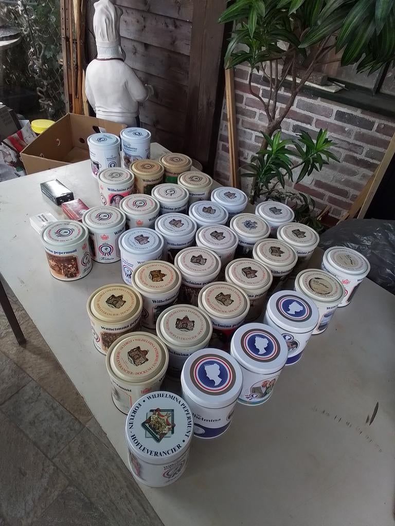 14979) 35Stuks verschillende Wilhelmina pepermunt grote verz, Ophalen of Verzenden, Gebruikt