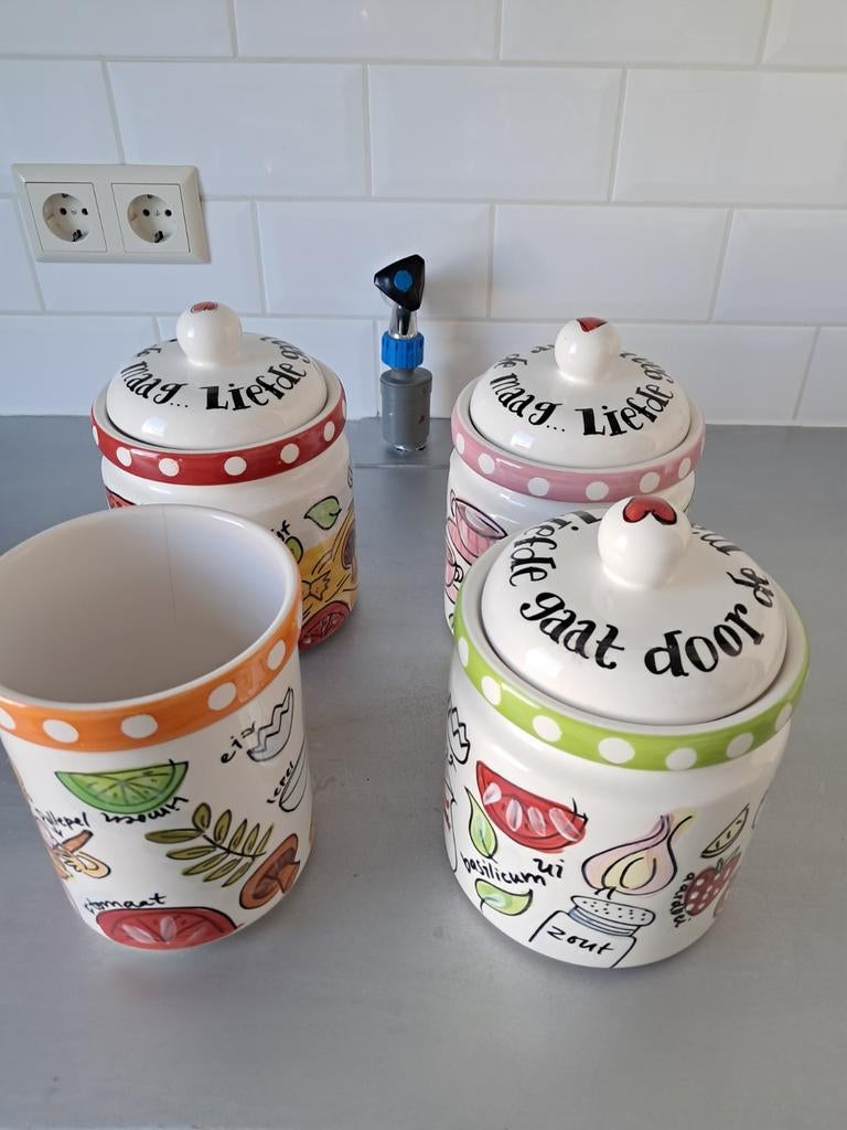 Blond Amsterdam voorraadpotten - Zeer mooie staat, Blond Amsterdam, Ophalen of Verzenden, Zo goed als nieuw, Voorraadpot