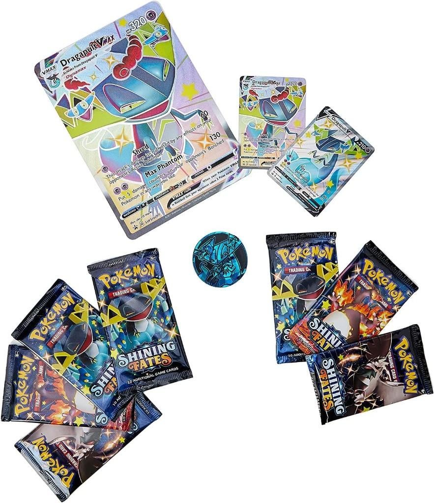Pokémon Shining Fates Dragapult Premium Collection Box, Ophalen of Verzenden, Nieuw, Boosterbox, Foil