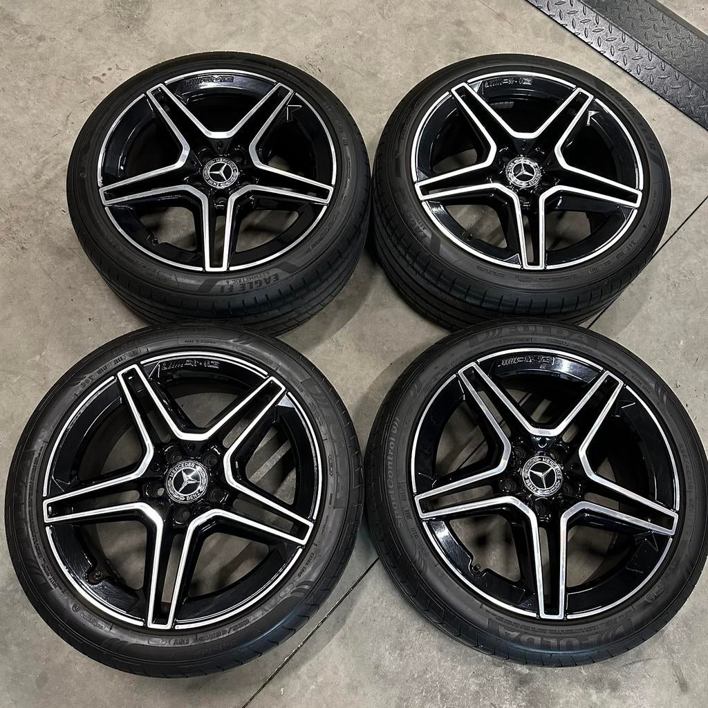 18” amg velgen c klasse W205 W206 A klasse W176 W177, Auto-onderdelen, Banden en Velgen, 18 inch, Gebruikt, Banden en Velgen, Ophalen of Verzenden