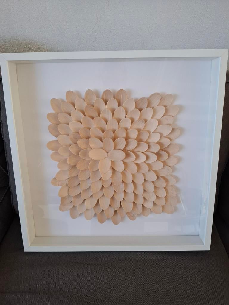 Uniek 3D schilderij met natuurlijke houten elementen, Huis en Inrichting, Woonaccessoires | Wanddecoraties, Ophalen of Verzenden