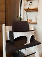 Zwarte wafel kussenset voor kinderstoel tripp trapp stokke, Ophalen of Verzenden, Nieuw, Meegroeistoel, Stoelverkleiner