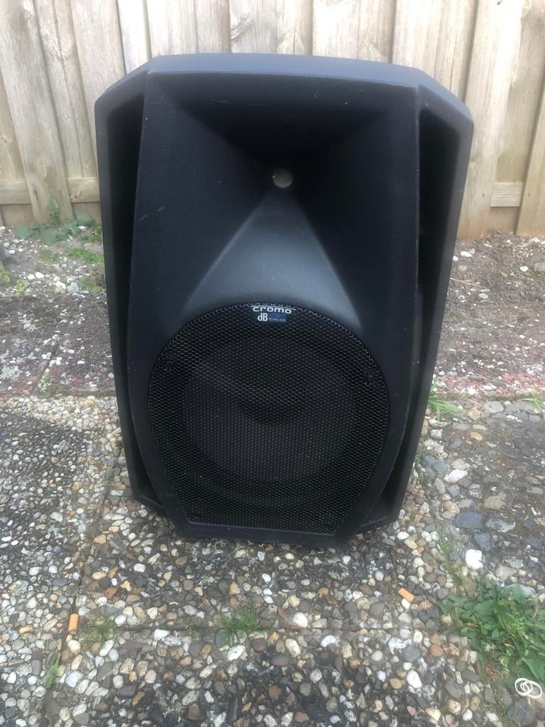 Db cromo 12+. Actief speaker, Gebruikt, Overige typen, 120 watt of meer, Ophalen