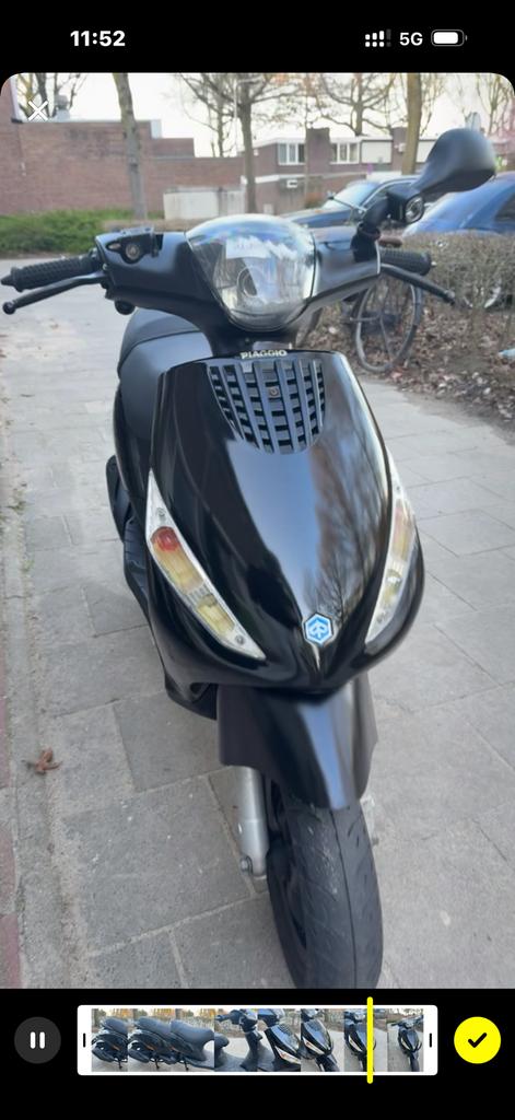 Piaggio Zip, Fietsen en Brommers, Scooters | Piaggio, Ophalen, Zip, Zo goed als nieuw, Benzine