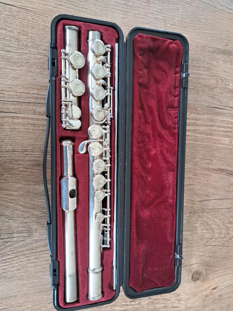 dwarsfluit, Muziek en Instrumenten, Ophalen, Gebruikt, Dwarsfluit, Met koffer of tas