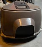 grijze hoek kattenbak, Dieren en Toebehoren, Ophalen of Verzenden, Gebruikt, Gesloten