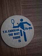 Vintage bierviltje T.V. Carolus Bavaria 76-86, Ophalen of Verzenden
