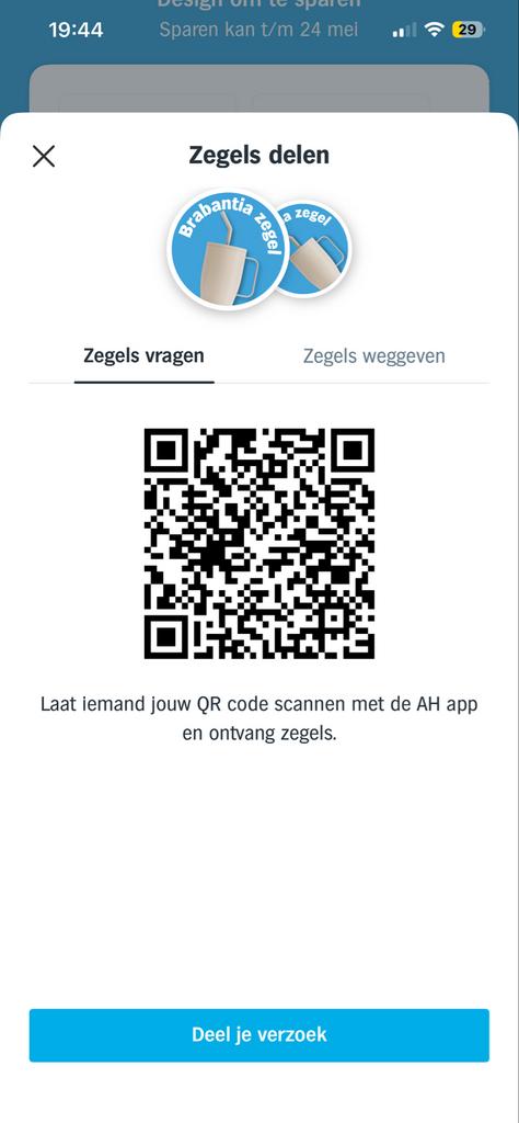 Gezocht gratis Brabantia zegels, Ophalen, Nieuw