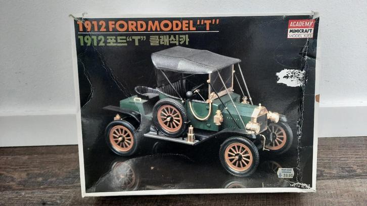 Academy Minicraft 1508 1912 Ford Model T Modelbouw Auto, Hobby en Vrije tijd, Modelbouw | Auto's en Voertuigen, Nieuw, Auto, Groter dan 1:32