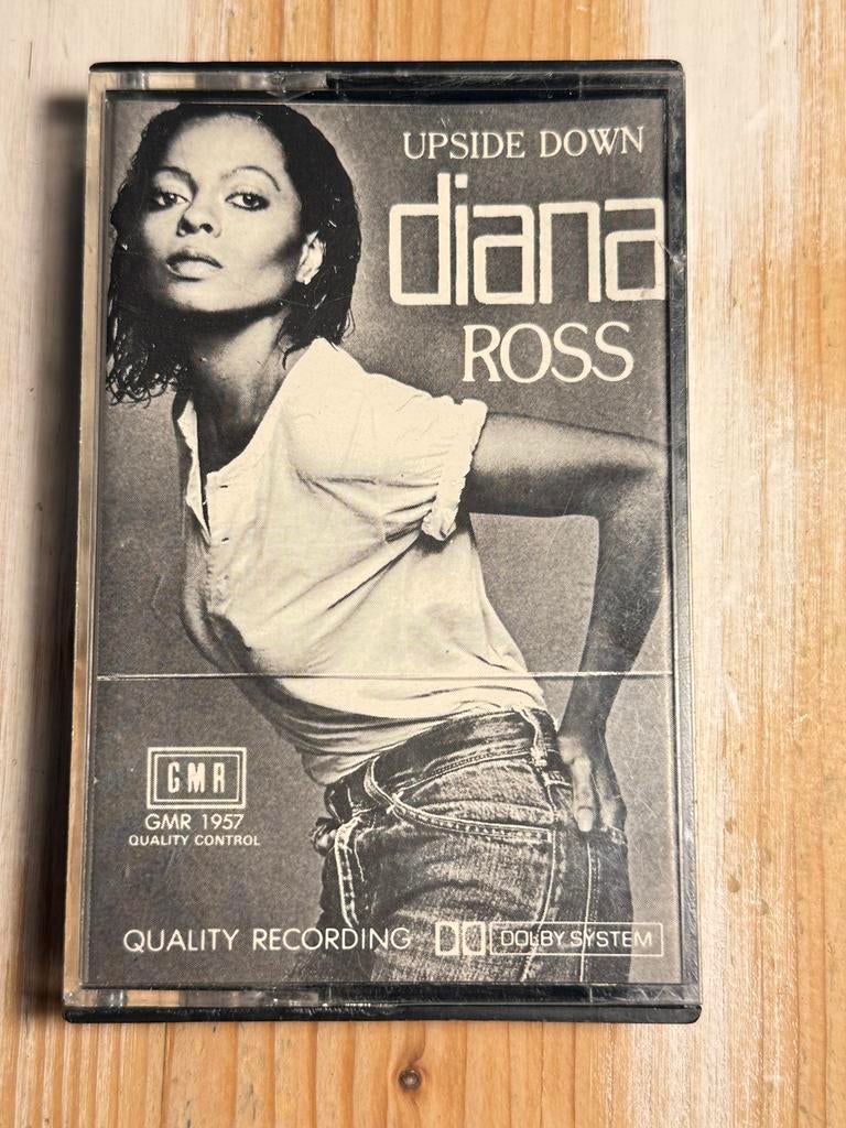 Diana Ross - Upside Down cassettebandje, Cd's en Dvd's, Cassettebandjes, Gebruikt, 1 bandje, Ophalen of Verzenden, Voorbespeeld