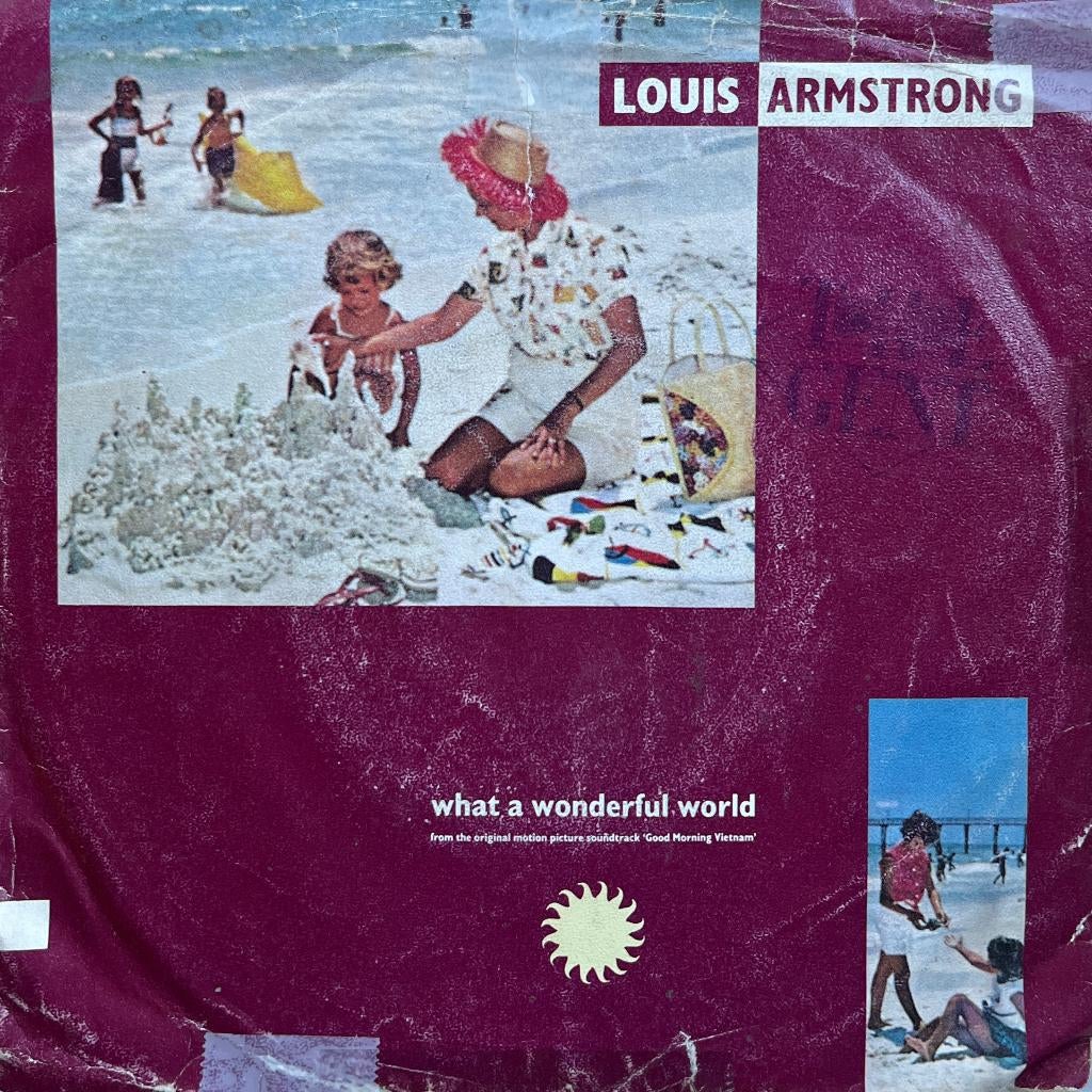 Louis Armstrong - What a wonderful world / W.Fontana- Groovy, Cd's en Dvd's, Vinyl Singles, Gebruikt, 7 inch, Single, Pop