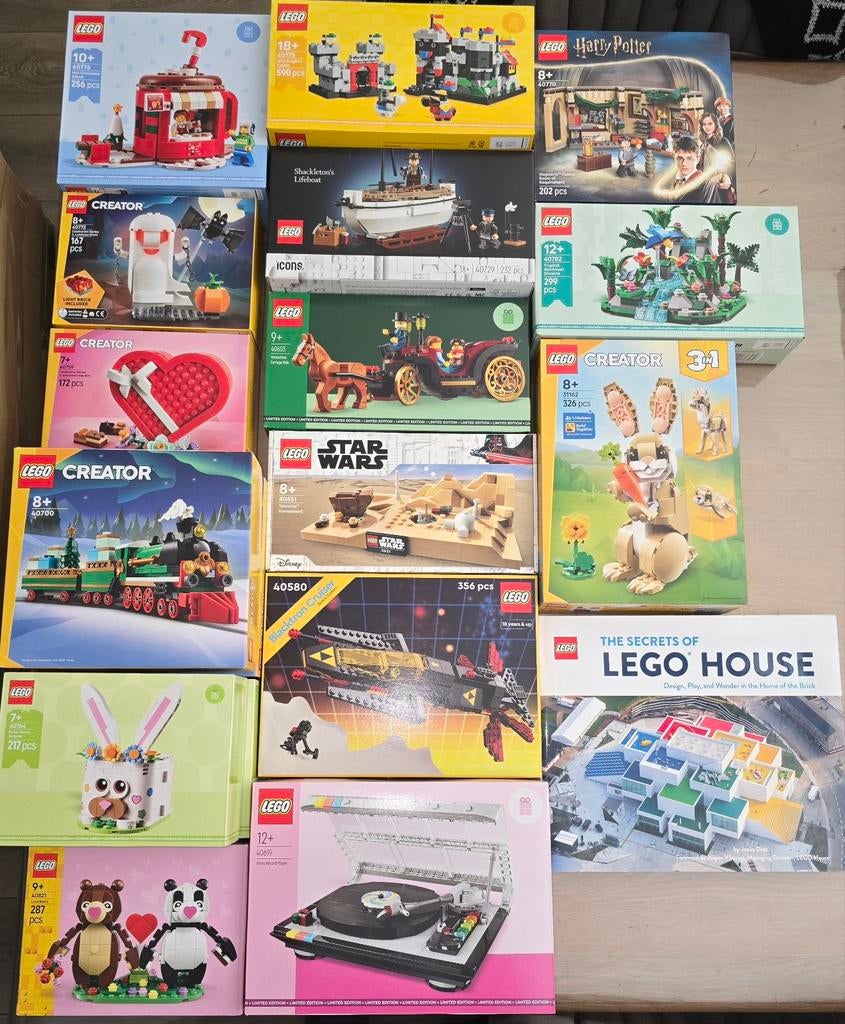16x LEGO Set Nieuw OA 40580 40699 40770 40729, Compleet, Lego, Nieuw, Ophalen of Verzenden