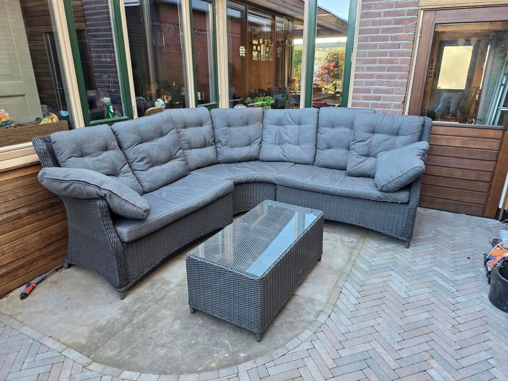 Mooie degelijke tuinset 250x250, Ophalen, Zo goed als nieuw