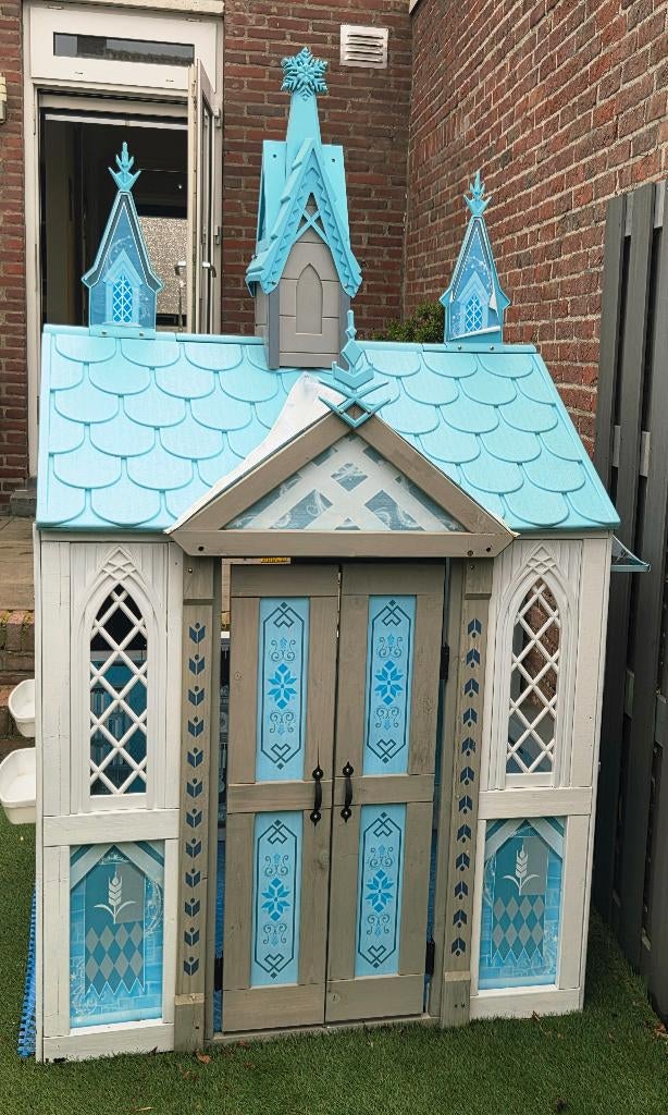 KidKraft Disney Frozen Arendelle Wooden Playhouse - garden, Ophalen, Gebruikt, Hout