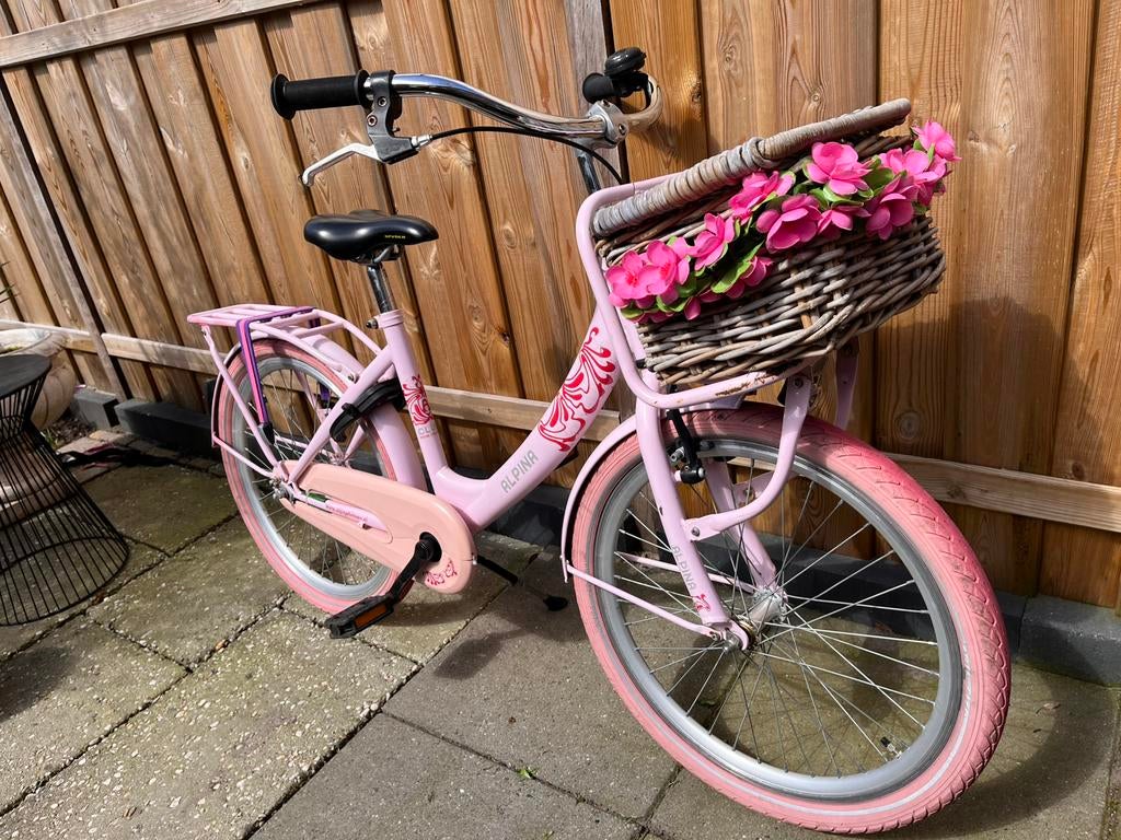 24 inch fiets inclusief mand, Fietsen en Brommers, Fietsen | Meisjes, Ophalen of Verzenden, 24 inch