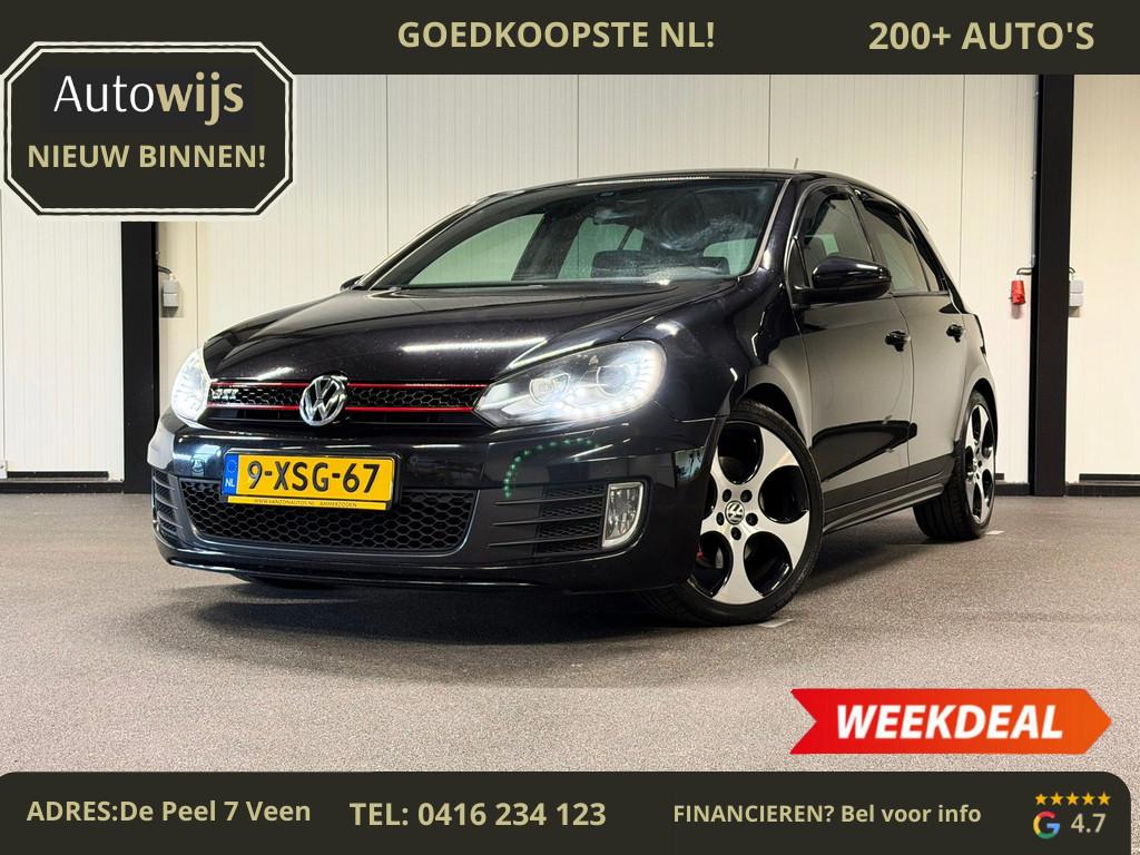 Volkswagen Golf 2.0 GTI|LED|AUT|LM-VELG|GOED ONDERHOUDEN|LED, Euro 5, Zwart, 4 cilinders, Zwart