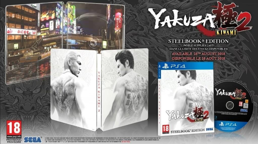 Yakuza Kiwami 2 Steelbook Edition PS4, Avontuur en Actie, Vanaf 18 jaar, 1 speler, Ophalen of Verzenden