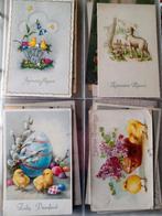 Grote verzameling van 129 antieke  ansichtkaarten in map, Verzamelen, Ophalen of Verzenden, Gelopen, Feest(dag)