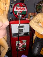 Leuke beckmeter benzinepomp texaco pomp decoratie tokheim, Ophalen of Verzenden, Zo goed als nieuw, Reclamebord